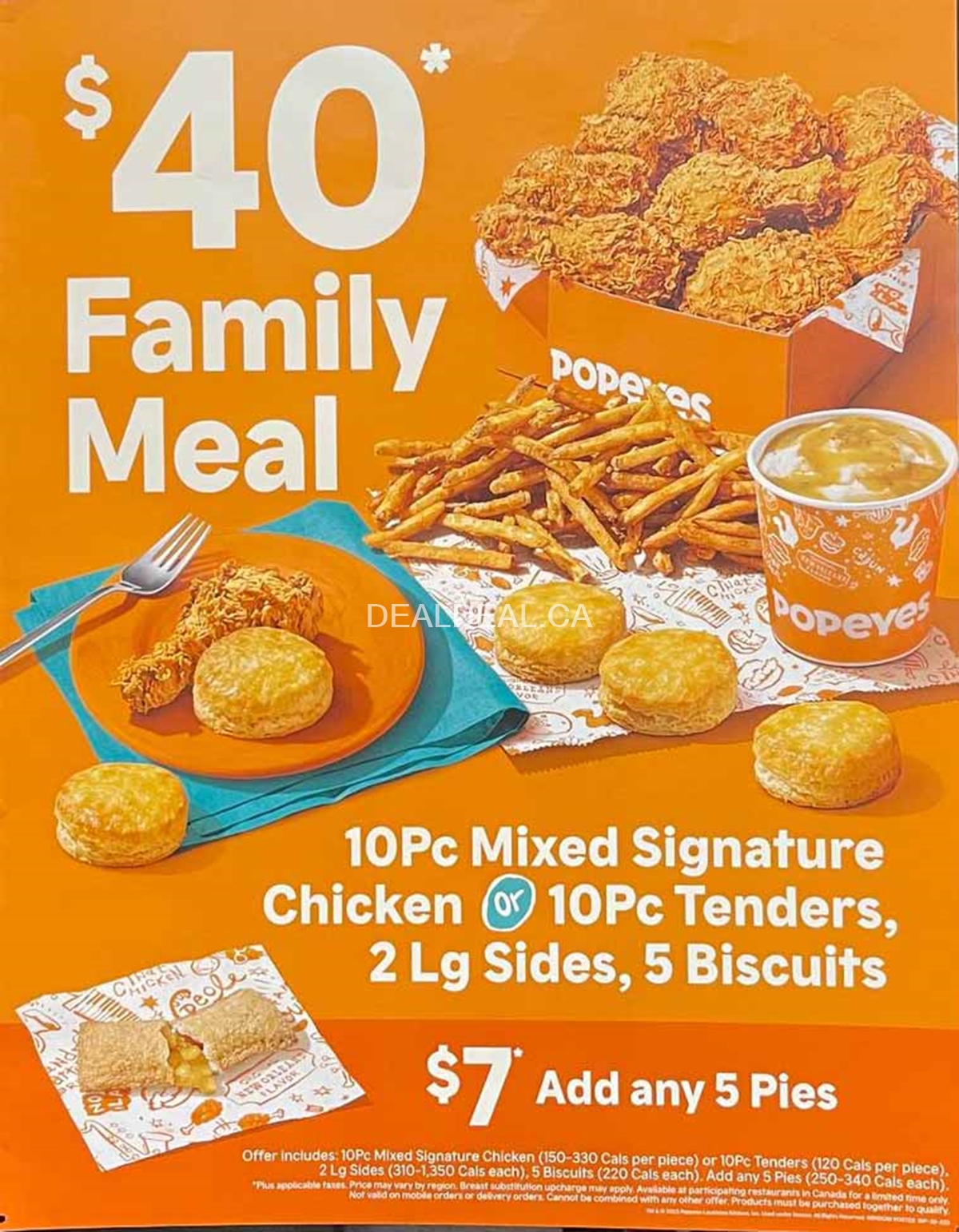 Popeyes Canada Family Meal Deal