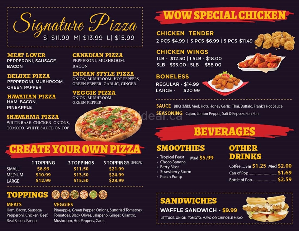 Takeout & Delivery Menu