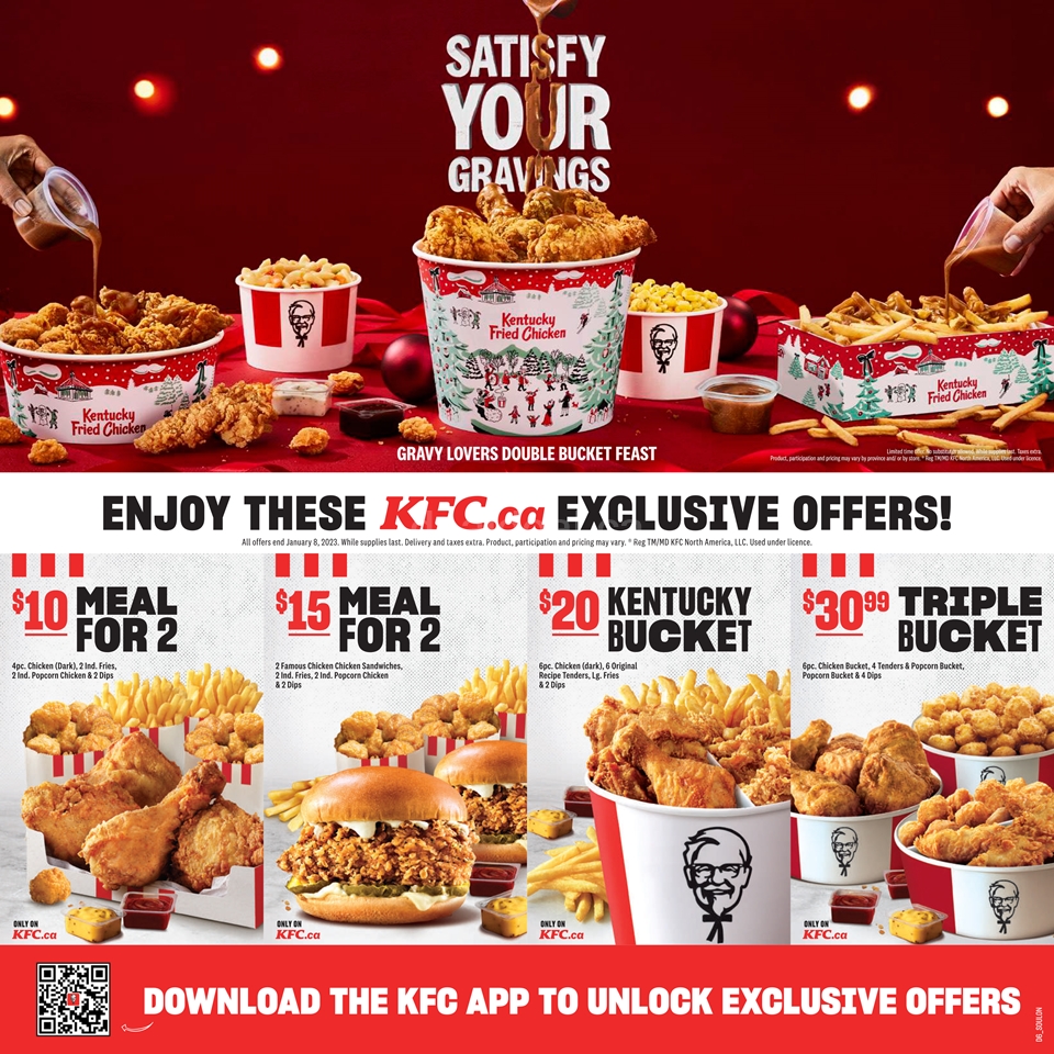 KFC Canada Exclusive Coupon Ontario KFC Canada