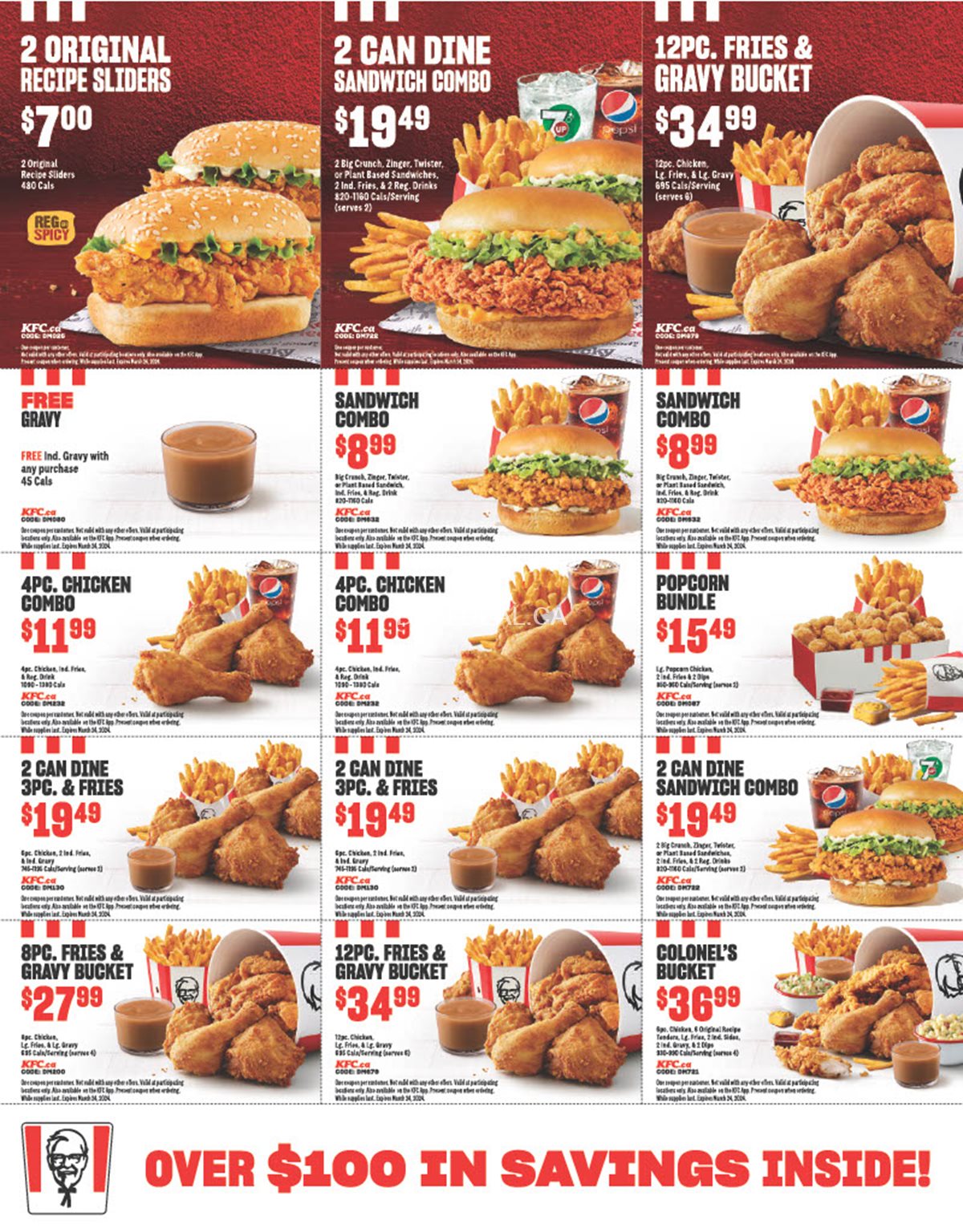 KFC Ontario North Bay Exclusive Coupons, Flyers, and Deals 2024