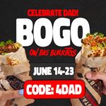 BOGO on Big Burritos at Fat Bastard Burrito Co.