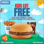 Kids eat free at Boardwalk Fries Burgers Shakes- Whitby location