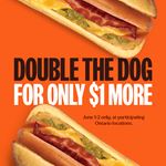Buy one Whistle Dog, get another for just $1 at A&W 