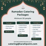 Ramadan catering packages at Karahi Point
