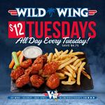 All-day wing special on Tuesdays at Wild Wing Restaurants for just $12