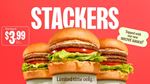 New Stacker Burgers starting at $3.99 at A&W 