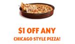 $1 off any Chicago Style Pizza at Little Caesars 