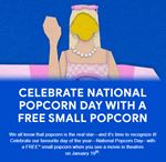 FREE Popcorn at Cineplex Cinemas