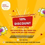 Student Offer at Dosa Kitchen