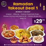 Ramadan Takeout deals for just $29.99 at Bolan Pass Restaurant 