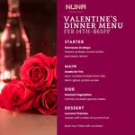 Valentine's Dinner Menu at Nuna Kitchen & Bar