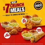 $7 Crunch Meals at Church's Texas Chicken
