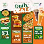 Daily Deals at Veggie Planet
