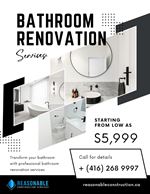 Bathroom Renovation Services at Reasonable Construction Services