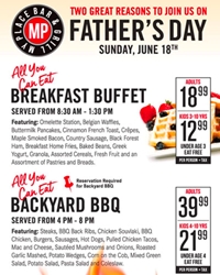Celebrate Father's Day at My Place Bar & Grill
