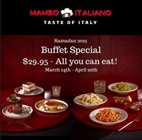 Ramadan Buffet Special at Mambo Italiano