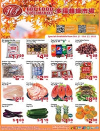 Top food Supermarket's weekly flyer from Oct 21 to Oct 27