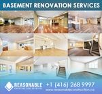 Affordable basement renovation services in the Durham Region.