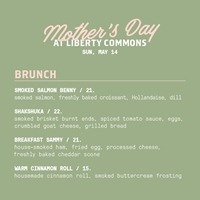 Mother's Day brunch at Liberty Commons