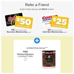 Refer a friend to join Costco, and both of you will receive vouchers.