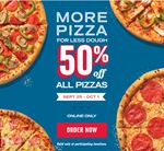 Get 50% off All Pizzas at Domino's Pizza