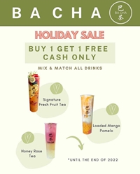 Holiday Sale: Buy One Get One Free