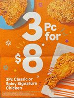 3 Pc for $8 Deal at Popeyes Canada