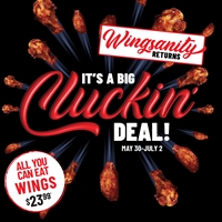 All You Can Eat Wings for $23.99 at St. Louis Bar & Grill