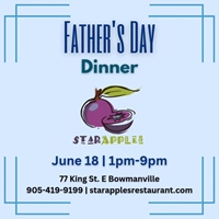 Father's Day Dinner at Starapples Restaurant