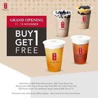 GRAND OPENING BOGO special on select drinks at Don Mills Location