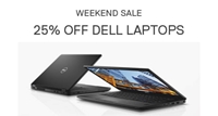 25% Off laptops and mobile workstations, including already discounted Dell Hot Deals