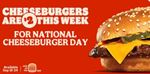 Purchase one Cheeseburger for $2 at Burger King