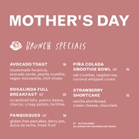 Mother’s Day brunch special at Rosalinda Restaurant
