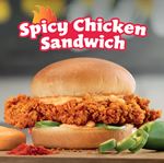 Buy One Chicken Sandwich (Original or Spicy), Get A Free Spicy Chicken Sandwich at Jollibee