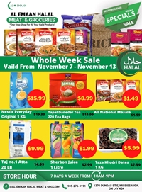 New Weekly Sale In Effect From November 7 - November 13, 2022