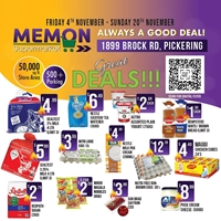Memon Supermarket's Flyer from Friday, 4th November, till Sunday, 20th November