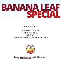 Wednesday’s Banana Leaf Special