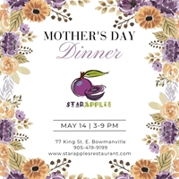 Treat mom to a special dinner at Starapples