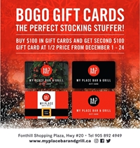 BOGO Gift Cards Special