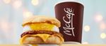 Get McMuffin and a Medium Premium Roast Coffee for only $4+tax at McDonalds