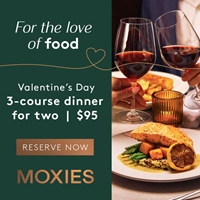 Valentine's day 3 Course Dinner for two