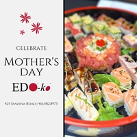 Special Mother's Day menu at EDO-ko
