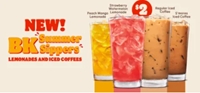 $2 Summer Sippers at Burger King