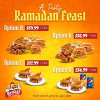 Ramadan Feast at Broast Chicken and Waffles