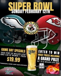 Catch Super Bowl LVII live at Portly Piper Oshawa this Sunday Feb 12th @ 6pm