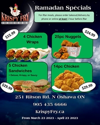 Celebrate Ramadan with the amazing specials at Krispy Fry