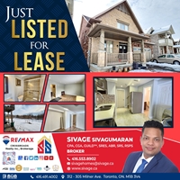 Just listed for lease in Oshawa: 3 bedrooms and 3 bathrooms
