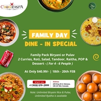Family Day Dine-In Special