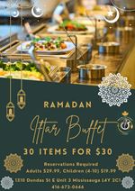 Ramadan Iftar Buffet 2024 at Open Mic Café & Cuisine 