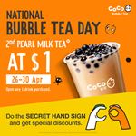 CoCo Fresh Tea & Juice is celebrating International Bubble Tea Day